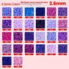 Набор для пополнения фьюжн-бусин 2,6 мм - 211 цветов