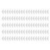 100pcs Triangular Shape Adhesive Collar Stays Self Adhesive Shirt Neck Stays  Office Wear