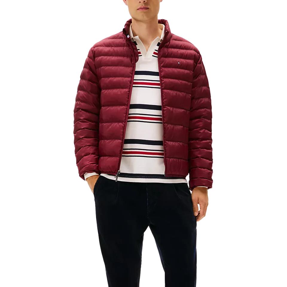 Tommy Hilfiger Удобная Универсальная Модная Легкая Удобно Носить Повседневная Приталенная Пуховая Куртка Мужская Верхняя одежда XM05670-VLP