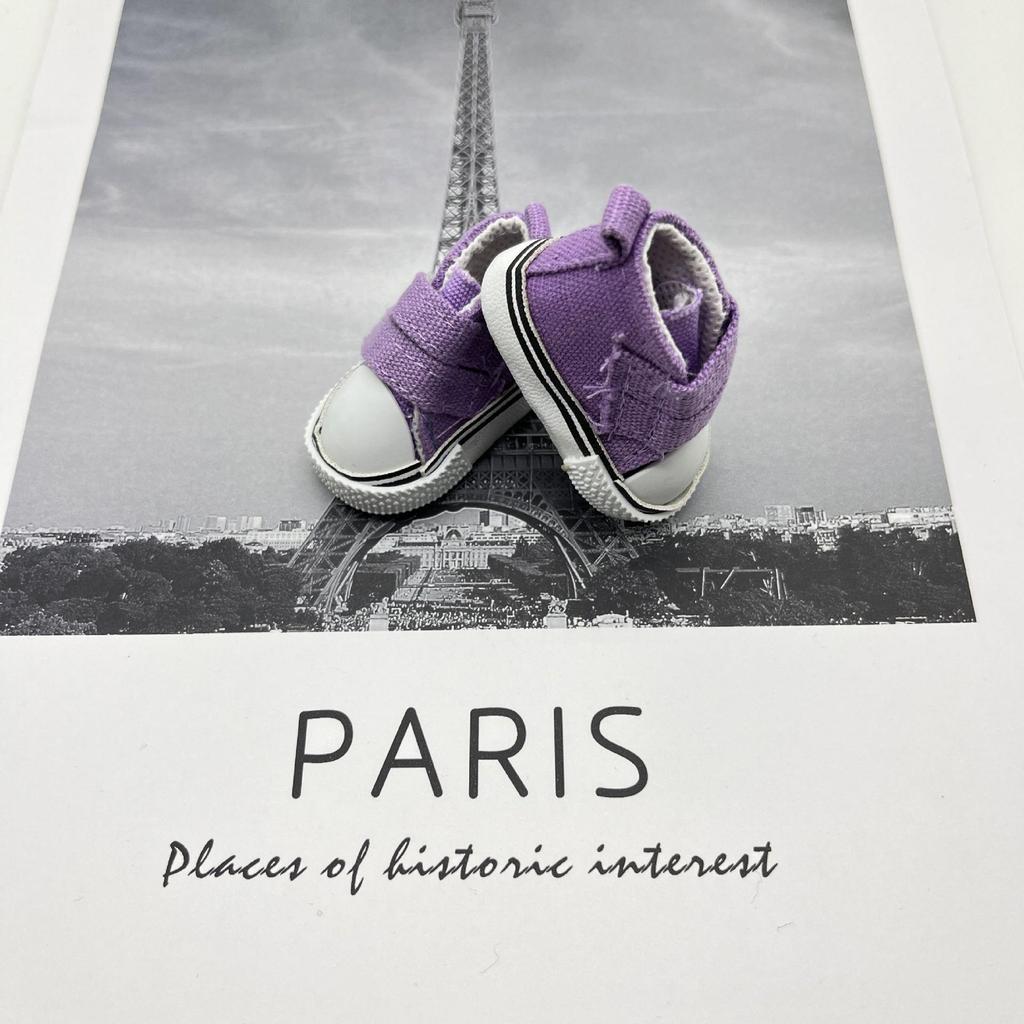 20 см BJD кукольные туфли из парусины с липучками, размер 5 см Мини для кукол SD