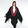 Autumn and Winter Style Imitation Cashmere Scarf, Women's Retro Fringed Embroidered Hat, Thickened Shawl, Cape