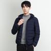 Men's New Winter Down Jacket Men's Short Hooded Jacket Men's Fashion Brand Solid Color 90 White Duck Down Warmth