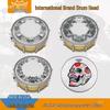 Allied Parts 14" REMO Пескоструйная Шведская Барабанная Установка, Черно-Белый Однослойный Резонансный Пластик для Барабана