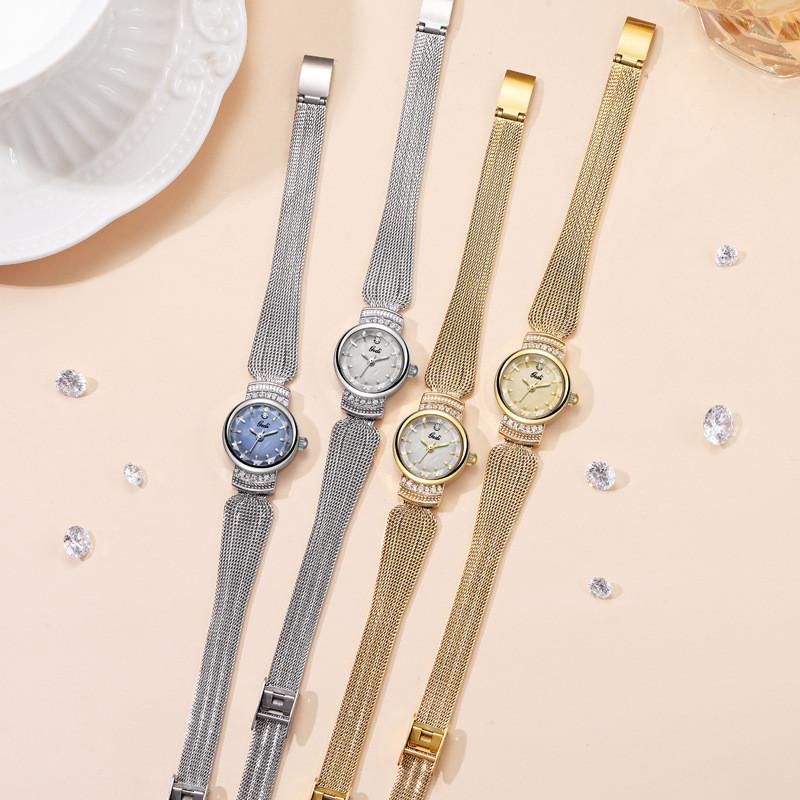 Gedi Womens 30m Waterresistant Alloy Case Quartz Wristwatch With Decorative Design
