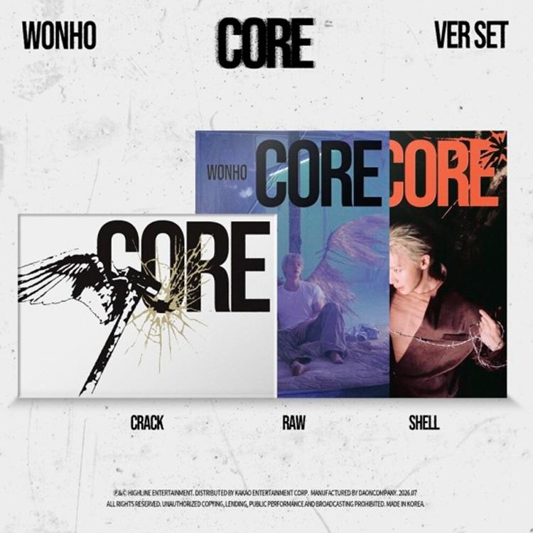 [POB] WONHO [CORE] EP Альбом (СЫРОЙ / В ОБОЛОЧКЕ / ТРЕЩИНА ver.)