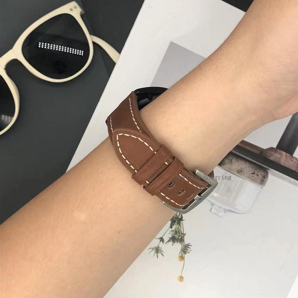 22 мм ремешок для часов для мужчин и женщин, кожаный ремешок из ПУ для Xiaomi Watch S4 Sport, стильный для повседневной носки, быстросъемный ремешок