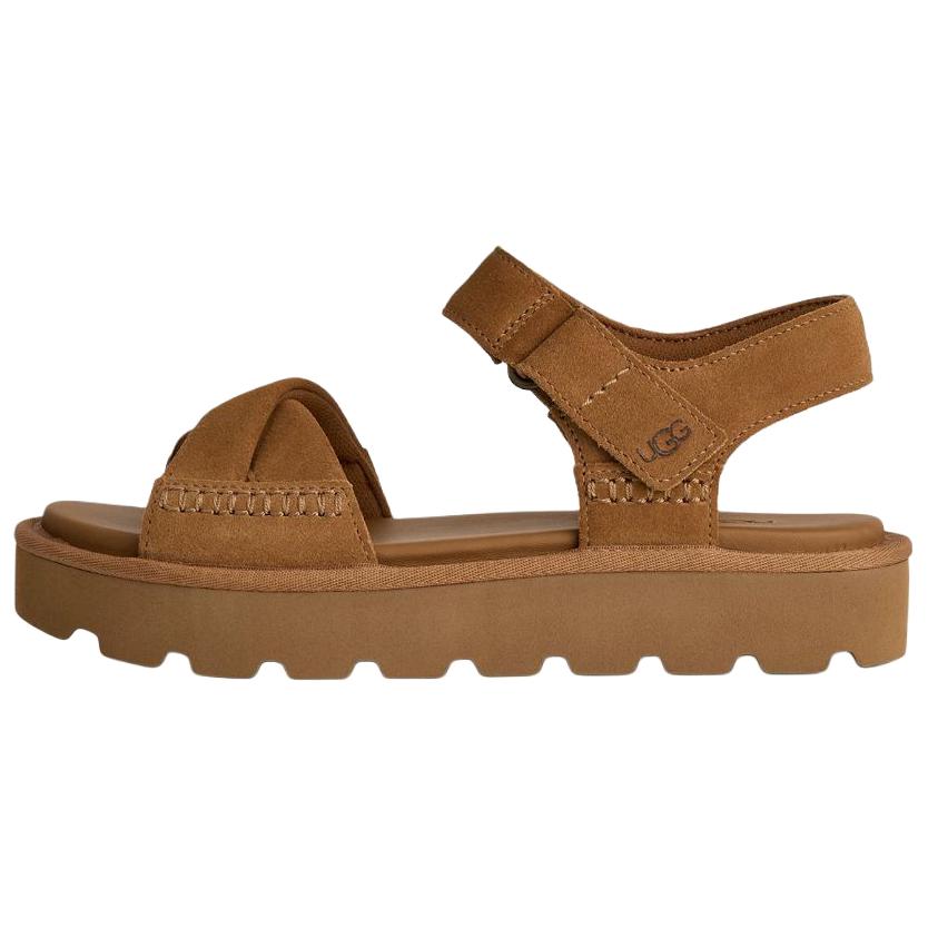 UGG Сандалии на одной лямке Sungaze Saint Geiz Женские Каштановые 1178875-CHE