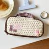 Large Capacity Korean Stationery Bag Star Love Heart Pen Storage Bag Dot Cloth Pencil Case  Student
