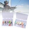 6g/8g Spinner Baits with Treble Hook Cast Jigging Spoon Lures Saltwater Sinking Fishing Baits Spinnerbait