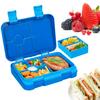 Bento Lunch Box With  Compartments Lunchable Food Container Microwave  Dishwasher Snack Food Container For School Picnic Box