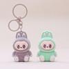 Keychain Pendant Labubu 6cm Pendant Backpack Accessories for Mobile Phone Plush Sitting Pose