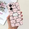 Чехол для Xiaomi Redmi 13C Задняя крышка для Xiaomi Mi 13T Pro Мягкий матовый жидкий силикон Цветочный мультяшный принт Чехол-сумка для Mi13T Pro