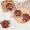 Funny Squishy Sandwich Cookies Squeeze Toy Stress Relief Slow Rising Sensory Fidget For Anxiety ADHD Autism Gifts Kids Adults