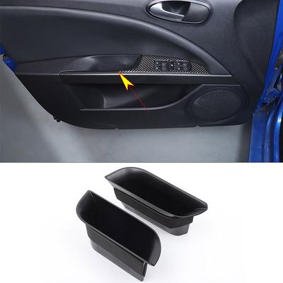 Для SEAT Leon 2008-2012 ABS Черный Автомобиль Передняя Дверь Внутренняя Ручка Ящик для Хранения Многофункциональный Ящик для Хранения Автомобильные Аксессуары для Интерьера