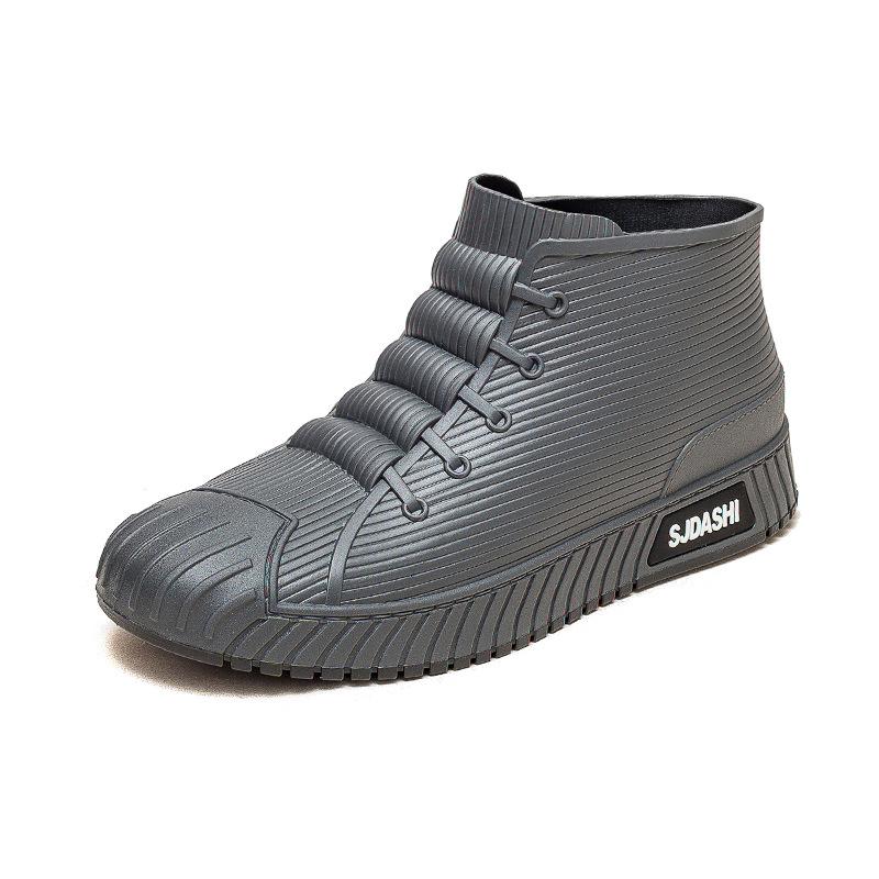 Мужские Нескользящие Водонепроницаемые Короткие Резиновые Сапоги для Кухни, Мойки Машин, Рыбалки и Многого Другого