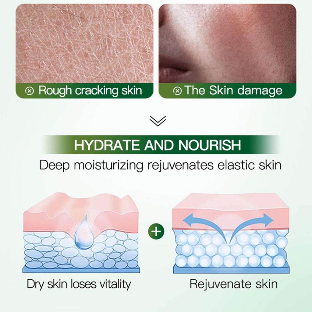 Moisturizing Mask Set With Cucumber & Aloe, Plant Whitening Mask Moisturizing And Soothing Redness Reduction Mask (25ML*8PCS)