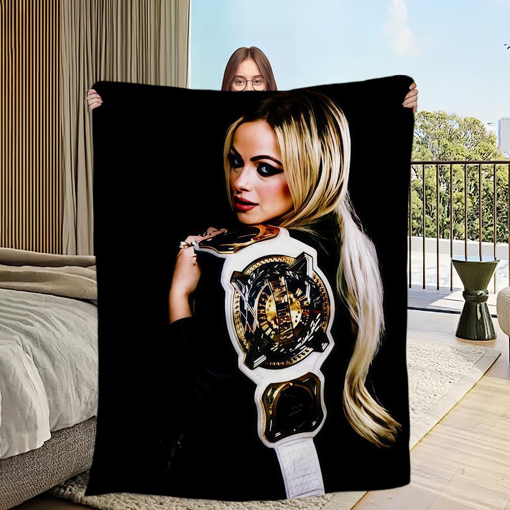 Плед Фланелевый L-Liv Morgan Рестлер Теплый Комфортный Мягкий Плюшевый Плед Для Пикника Кроватей Диванов Домов И Спален