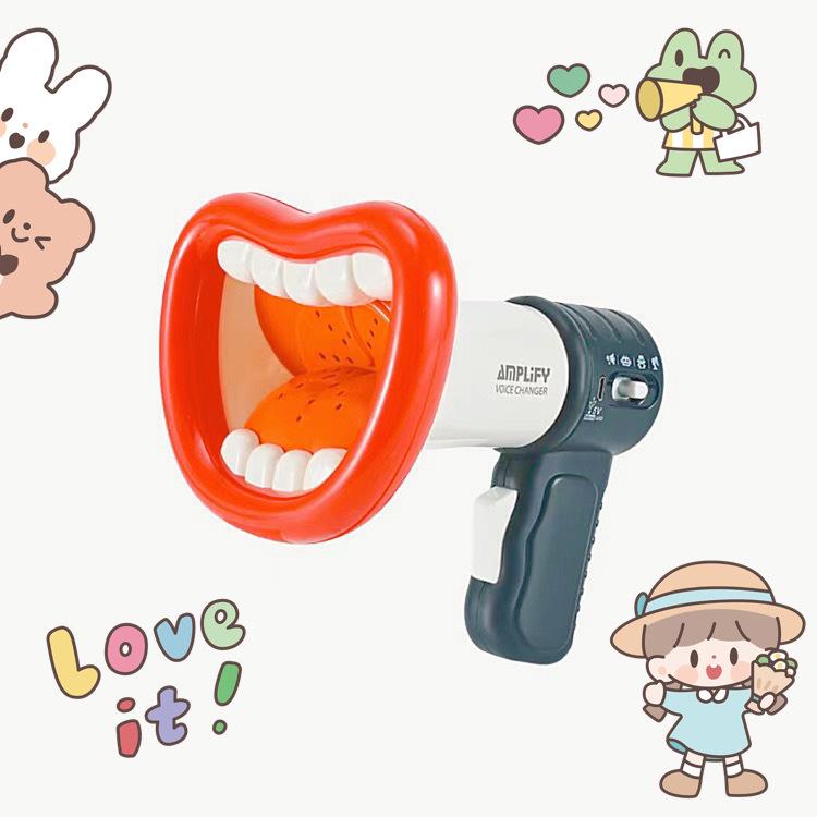 Детский USB Перезаряжаемый Игрушечный Мегафон с Изменением Голоса
