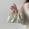 Women Bag Stylish Texture Pearl Pleated Clouds Pearl Sweet Pink Tote Bag Dinner Bag Handbag Shoulder Bag