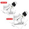 Quick Clip Right Angle Clamp Stainless Steel 90 Degree Clamp Useful Corner Locator  Cabinets