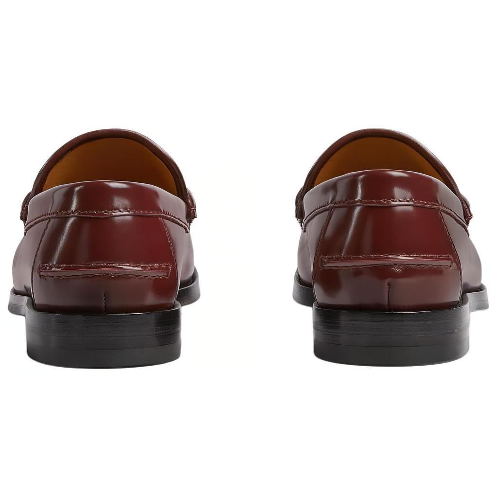 GUCCI Horsebit Loafers 1.5cm Men's Burgundy 786426 AADIU 6101