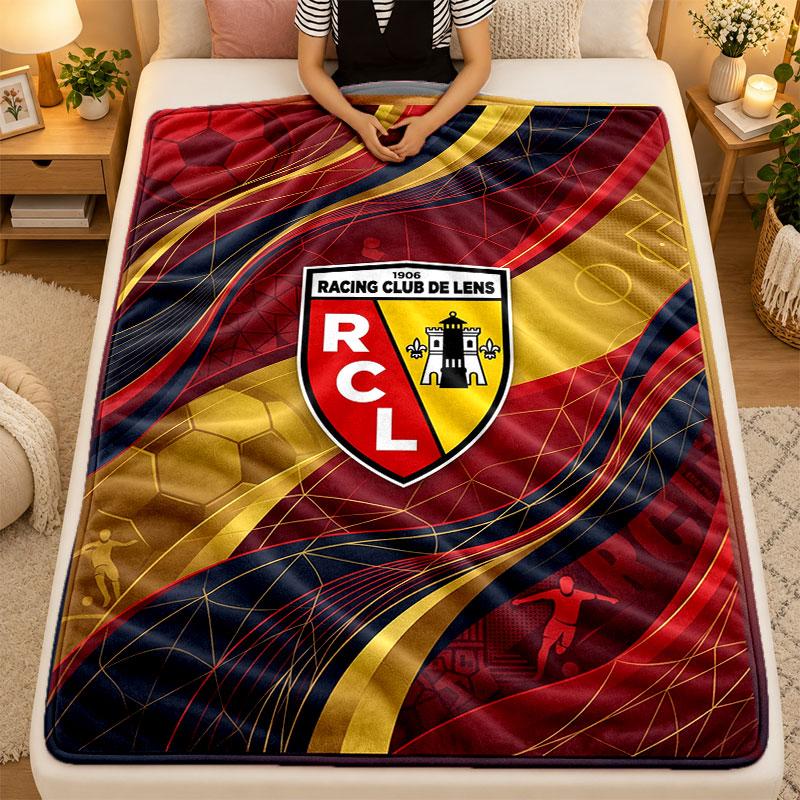 Flannel BlanketLens FC Warm Soft Throw Blanket for Indoor Sofa Bed Living Room Use