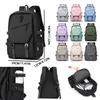 New Men And Women With The Same Casual Backpack Large Capacity Simple Environmental Protection Material Student Backpacks