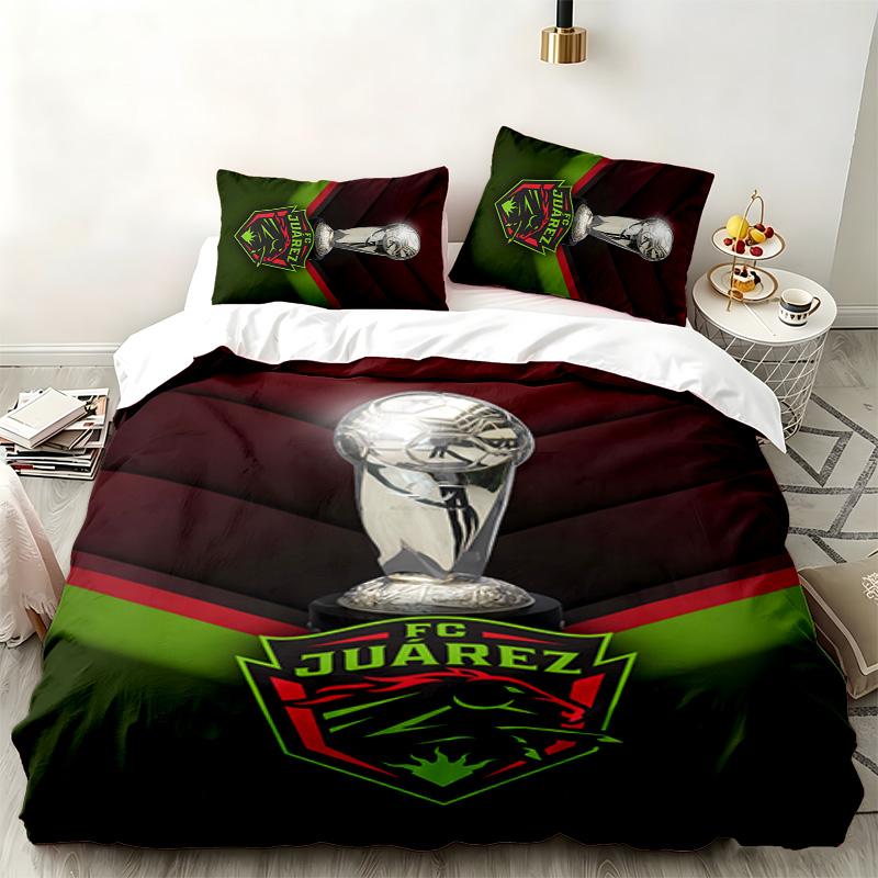 FC Juarez 3pc set Perfect for bedroom use Comfortable bedding set includes a duvet cover and two pillowcases Ideal birthday or Christmas gift