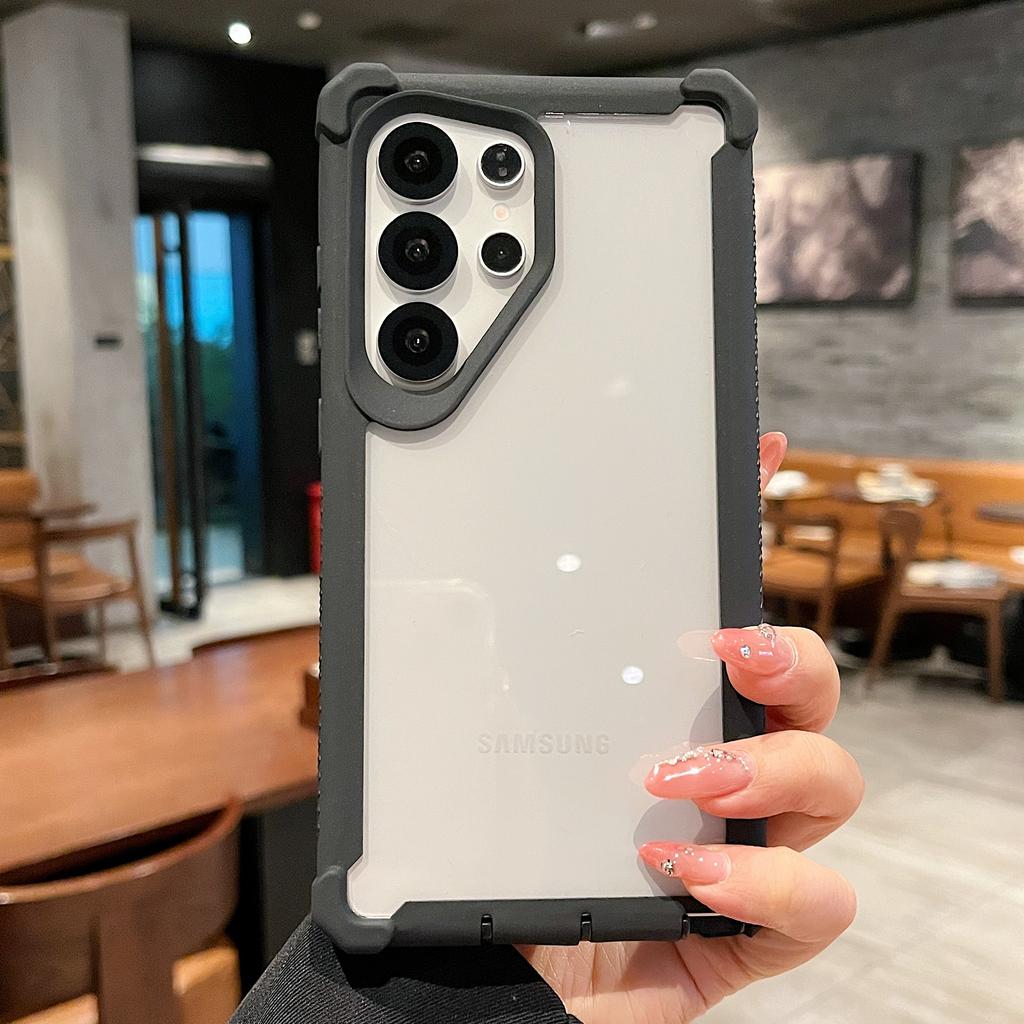 Armor Shockproof Case For Samsung S26 S25 S24 S23 FE S22 S21 Ultra Plus FE A56 A55 A54 A36 A35 A16 A06 A17 07 Note20 Clear Cover