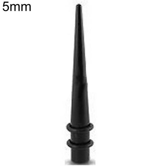 Черный прямой акриловый конусообразный расширитель для ушей, носилки, коническая вилка, устройство