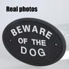 Beware Of Dog Signs Weatherproof & Long Lasting Garden Warn Sign Decorative Warning Sign for Private Property Protection
