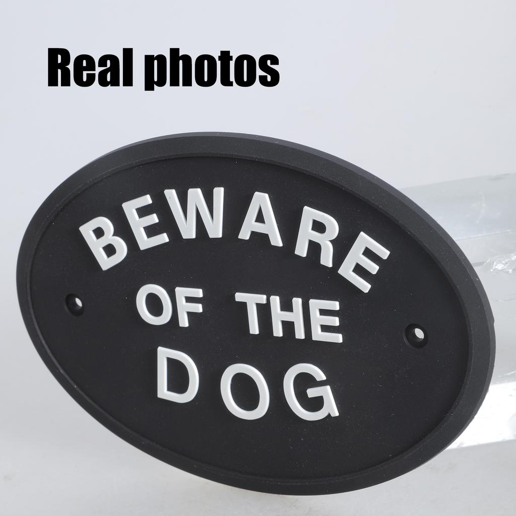 Beware Of Dog Signs Weatherproof & Long Lasting Garden Warn Sign Decorative Warning Sign for Private Property Protection