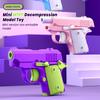 Mini 1911 Children'S Toy Gun 3D Model Gun Kid'S Toy Gun Non-Firing Bullets Toy Gun Rubber Band Launcher Collection Gift