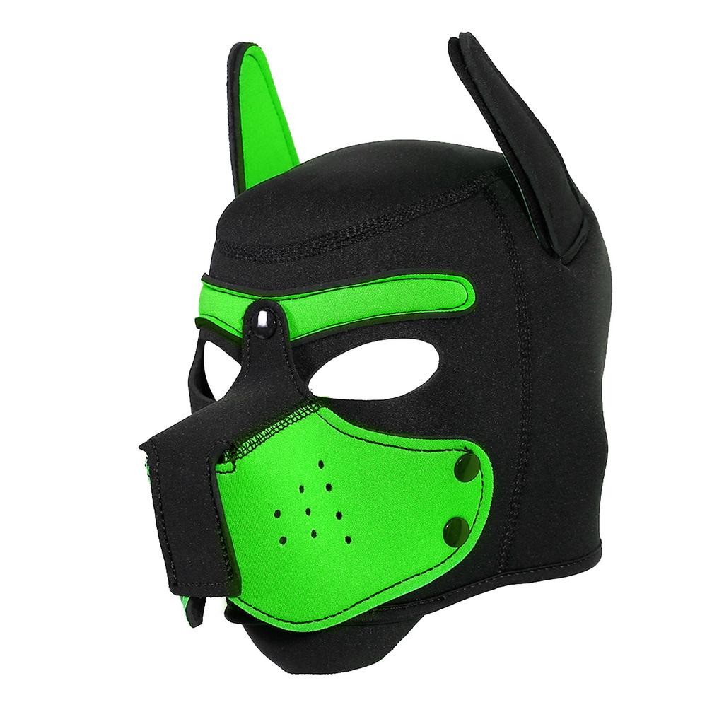 Модные унисекс сексуальные костюмы для косплея Hole Dog Headgard Full Face Fetish Mask Hood для щенячьей игры на празднике