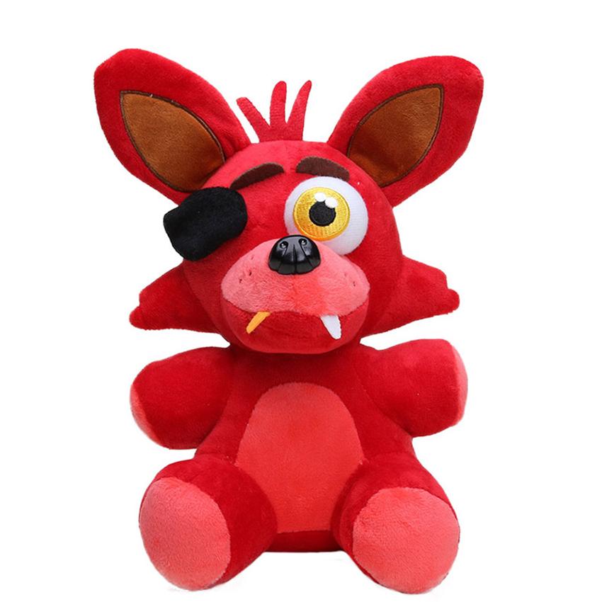 .Пять ночей с Фредди (FNAF) - Симпатичные плюшевые игрушки. Игровые куклы 18 см: Мишка Бонни, Фокси из Анимационного Сериала. Плюшевый Фредди