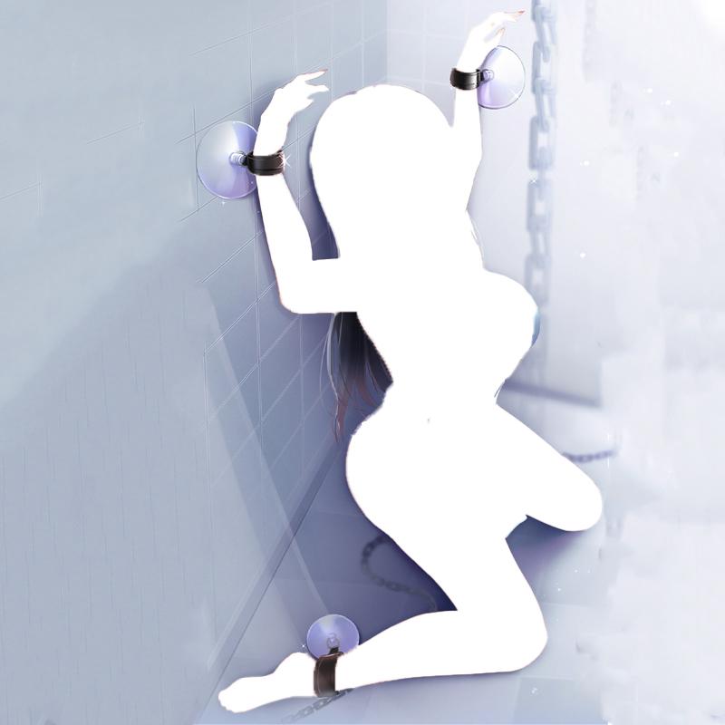 Наручники с Saction Cup Door, секс-бондаж, подвесные наручники, секс-игрушка для раба SM, с сильным клеем, легко устанавливаемые, для взрослых