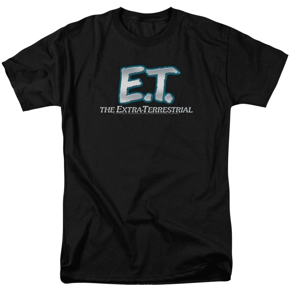 E.T. the Extra-Terrestrial - Logo - Unisex Short Sleeve Children's T-shirt - Black