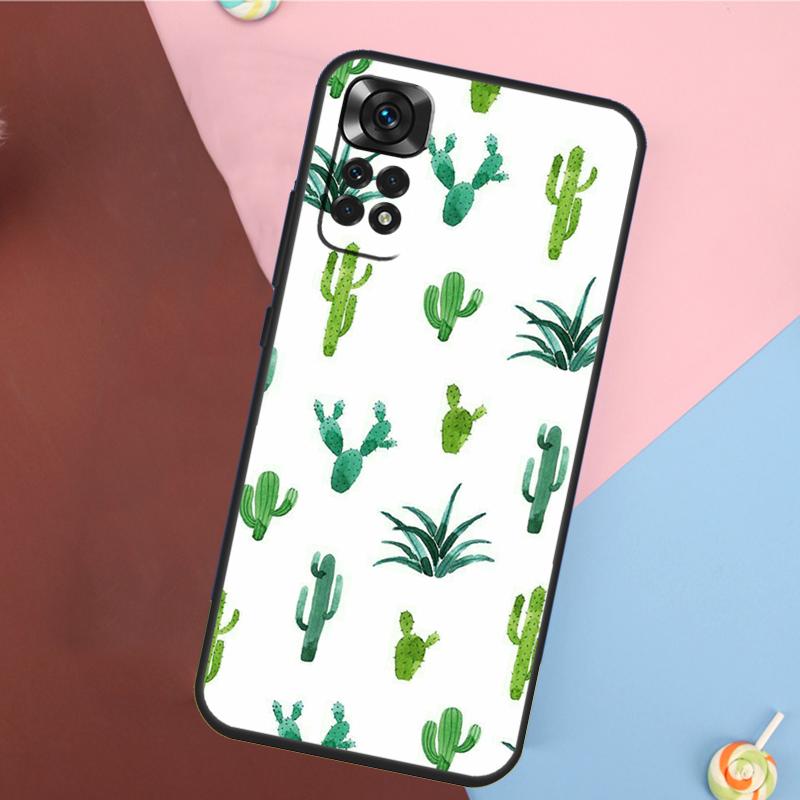 ЧЕХОЛ CACTUS BANANA РЕТРО ВИНТАЖ ЛЕТНИЙ для Xiaomi Redmi Note 14 13 12 9 10 11 Pro 9S 10S 11S 12S Redmi 14C 10C 12C 13C