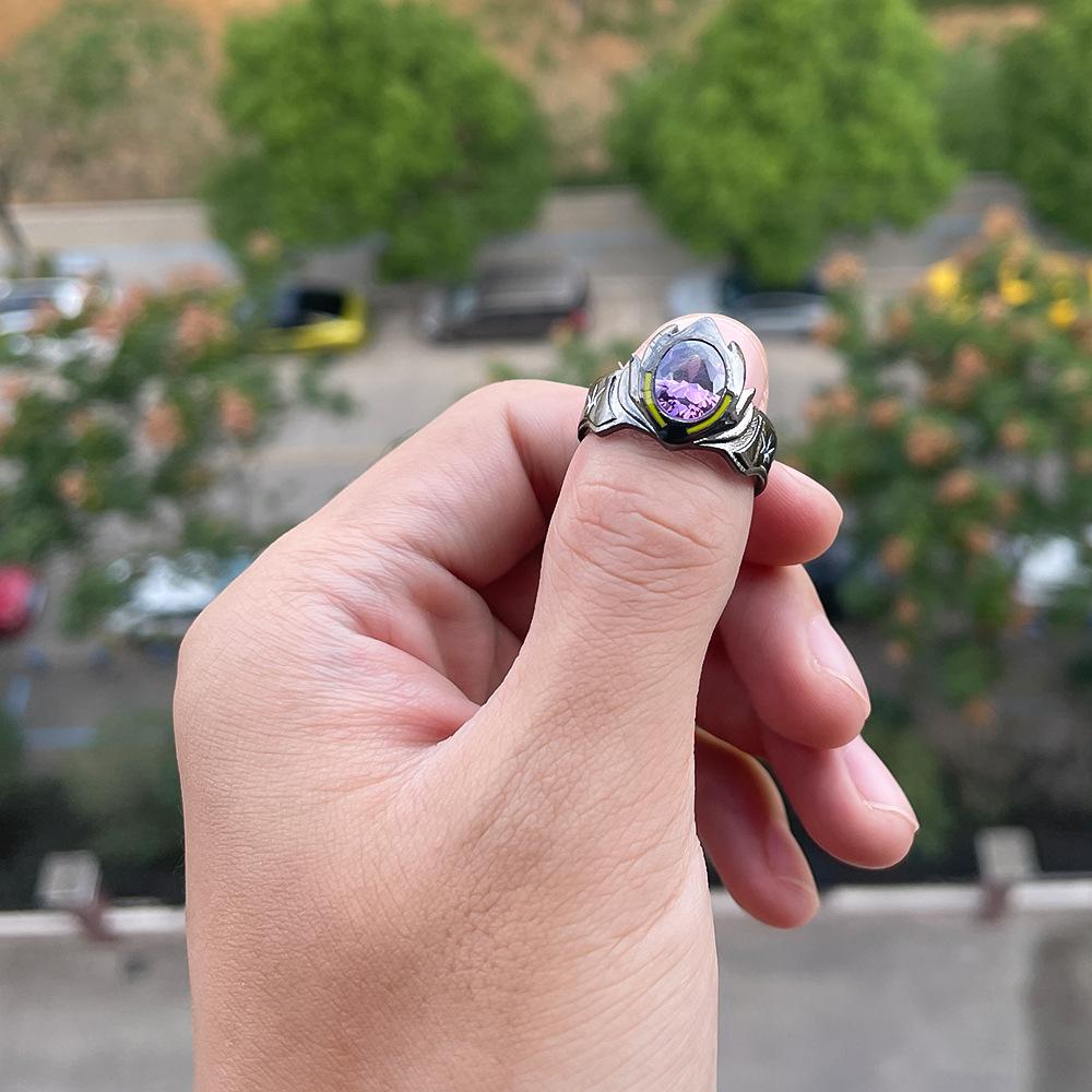 Аниме Код Гиас Кольцо Лелуш Регулируемый Косплей Унисекс Пара Кольца Любовника Опора Ювелирные Изделия Подарочные Аксессуары