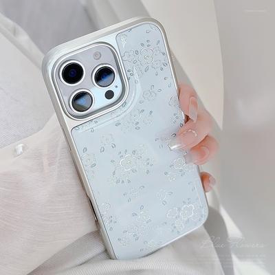 Позолоченный Свежий Цветок Яблоко 16pro Max Чехол для Мобильного Телефона Iphone15 Эпоксидный 17 Подходит для Huawei Mate70