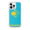 Coque iPhone - Multicolore - Drapeau Kazakhstan - Souple - TPU - Modèle Vertical