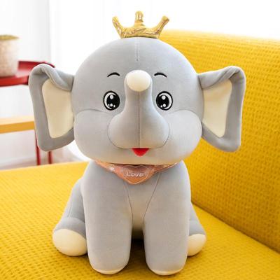 Плюшевая игрушка-кукла «Кроунзовый слон» — кукла-слоненок и подарок на день рождения для детей