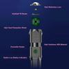 LED Rechargeable Flashlight Mini Handheld Zoomable Flashlight High Lumen Camping Light with 3 Light