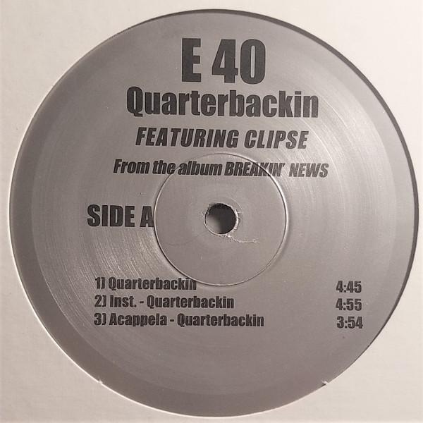 12inch Record E-40, CLIPSE - Quartberbackin NONE Not On Label US Rap & Hip-Hop/R&B Used