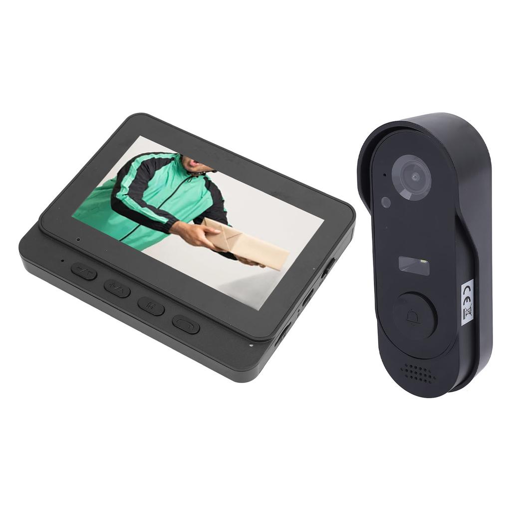 2.4G WiFi Видеодомофон Система Двусторонняя Связь 120 градусов Угол Обзора Водонепроницаемая Камера Дверного Звонка с