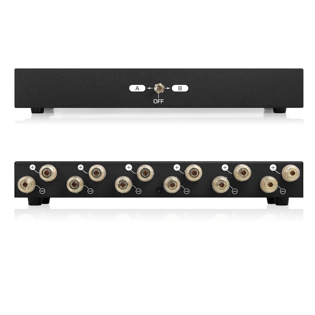 Nobsound SP102 Home 2way Stereo Power Selector Пассивный аудиокоммутатор Усилитель/динамик 1-IN-2-OUT / 2-IN-1-OUT