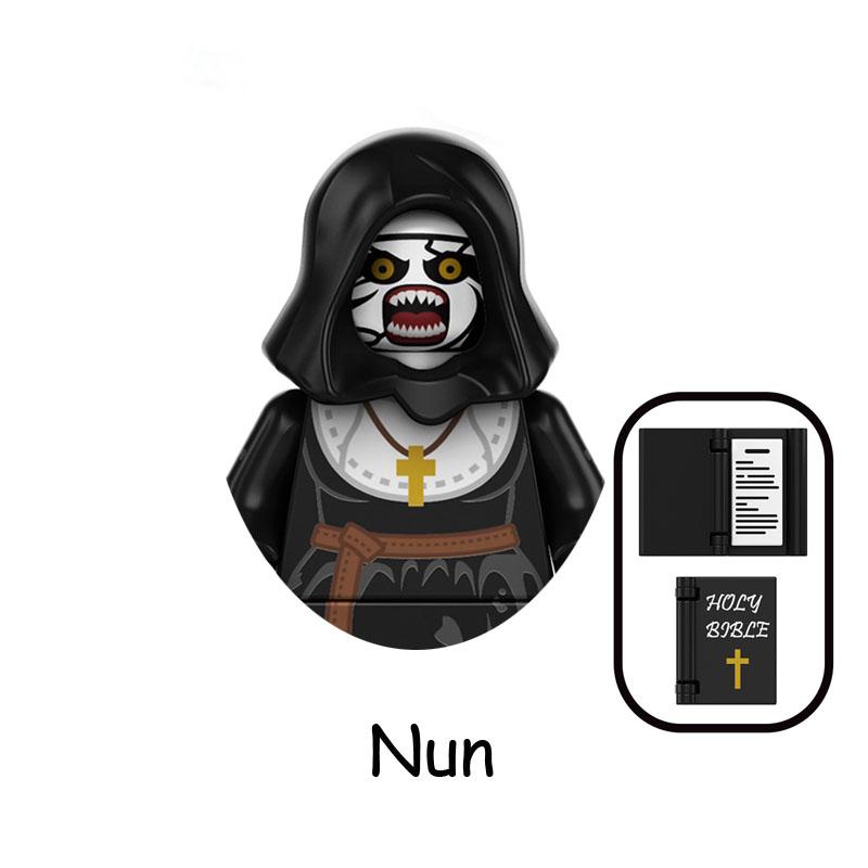 4Pcs/Set Classical Movie Stay Puft Raymond Stantz Peter Venkman Model Building Blocks Enlighten Toys For Children Christmas Gift