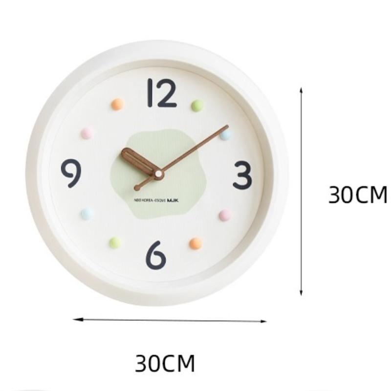 Часы настенные часы гостиная 2025 новый дом мода бесшумные простые креативные часы настенные кремовые ветер