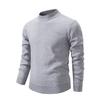 Autumn And Winter New Men'S Slim-Fit Solid-Color Semi-Turtleneck Knitted Sweater Men'S Sweater Bottoming Shirt Men'S