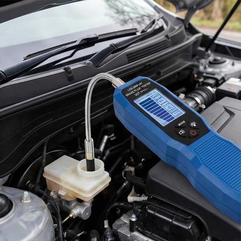 Brake Fluid Detector with Metal Probes for Car Motorcycles Easy Operate